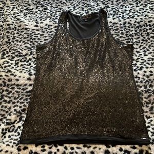 ⭐️5/$10⭐️Black Sequin Top